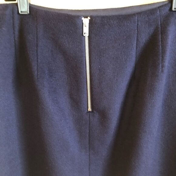 Talbots Sz 10 wool blanket skirt southwestern zip - Picture 4 of 5
